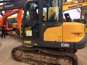 Excavatrice de qualité supérieure Volvo EC80D 8 tonnes 90% nouvelle originale EPA CE agricole utilisée pour la construction de la boîte de vitesses du moteur) - Product Image 2