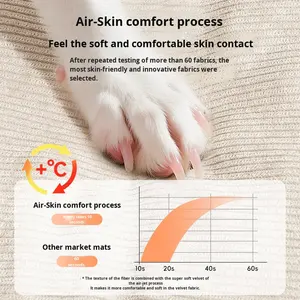 Tempat Tidur Anjing Teddy Bichon Ukuran Kecil, Rumah Anjing Semua Musim, Kain Dapat Dilepas dan Dicuci, Tipe Sofa Hangat Musim Dingin, Tidak Perlu Perakitan - Product Image 4