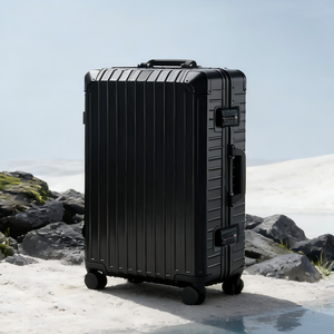 Valigia da Viaggio in Alluminio 20-29 Pollici, Lussuosa e Alla Moda, Classica per Affari, Bagaglio a Mano Durevole con Serratura TSA - Product Image 1