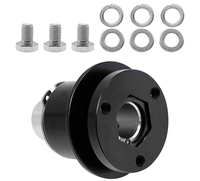 Accouplement de moyeu métallique usiné CNC sur mesure, adaptateur de bride d'arbre