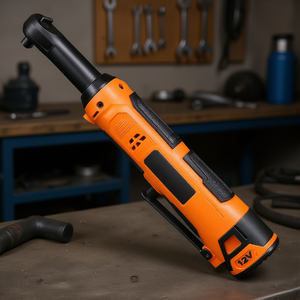 Llave de Trinquete Eléctrica Inalámbrica de 3/8 Pulgadas, 12V, 230 RPM, 33 Ft-Lbs de Torque, Batería de Iones de Litio, Uso Industrial y Bricolaje - Product Image 2