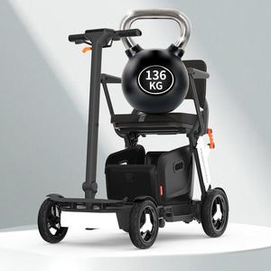 Scooter de mobilité pliable rapide avec moteur sans balais, fauteuil réglable, commande sans fil NFC, idéal pour les voyages en avion - Product Image 3
