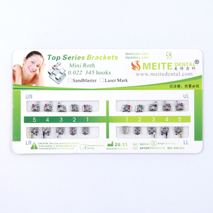 Dentale ortodonzia maglia di base MIM staffa di metallo - Product Image 4