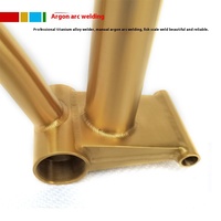 Cadre en alliage de titane CG pour vélo pliant Brompton 16 pouces 20 pouces 1,5 / 2 mm d'épaisseur Poutre métallique