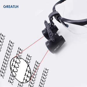 Faro chirurgico di alta qualità 2.5X 3.5X lampada frontale dentale lente d'ingrandimento medica per strumenti dentali - Product Image 5