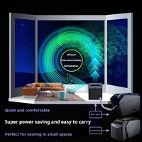 LUCKY FUSION F8 PRO Climatiseur Portable d'Extérieur - Refroidissement Uniquement, Télécommande, Construction en Plastique, 6200 BTU pour Camping-Car
