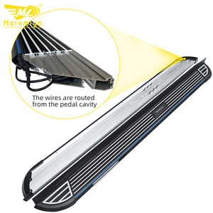 Para <span class=keywords><strong>Honda</strong></span> <span class=keywords><strong>HRV</strong></span>, accesorios exteriores de coche de aleación de aluminio personalizados, luz LED, escalón lateral, estribo - Product Image 3
