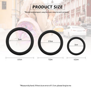 3 adet silikon Penis esaret halka gecikme boşalma halka seks oyuncak horoz halka erkekler için - Product Image 6