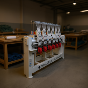 เครื่องปักคอมพิวเตอร์ความแม่นยำสูง รุ่น 360510 มม., 1200 รอบต่อนาที, 1500 วัตต์, รับประกัน 2 ปี, ยี่ห้อ Enmaba, สำหรับงานเสื้อผ้า - Product Image 2