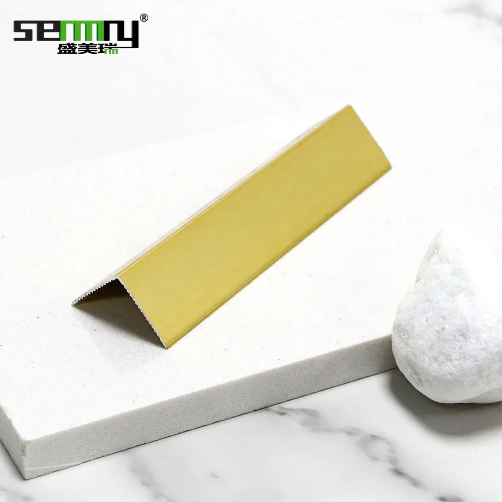 Dorp Shipping Free Sample Factory Wholesale Price L Shape Tile Angle Trim Extrusion Profile Aluminum Alloy 10mm 20mm 30mm CN;GUA
