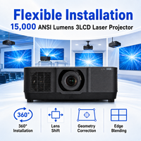 Projecteur laser longue portée 15000 ANSI Lumens WUXGA 3LCD pour auditorium, théâtre et installation en grande salle
