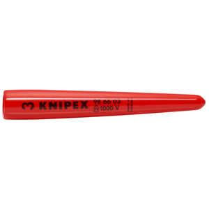 Tapa protectora cónica Knipex 98 66 03 1000 V aislada, fabricada en Alemania - Product Image 1