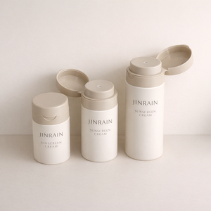 Popolare Flacone Sottovuoto con Tappo Flip-top da 30ml 50ml 100ml, Bottiglia Cilindrica a Pressione per <span class=keywords><strong>Crema</strong></span> Viso - Product Image 1