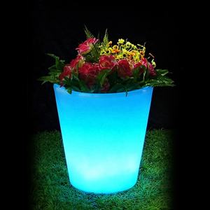 Luz Decorativa Moderna para Interiores y Exteriores, Luz LED para Jardín, <span class=keywords><strong>Mini</strong></span> Maceta LED Iluminada - Product Image 1