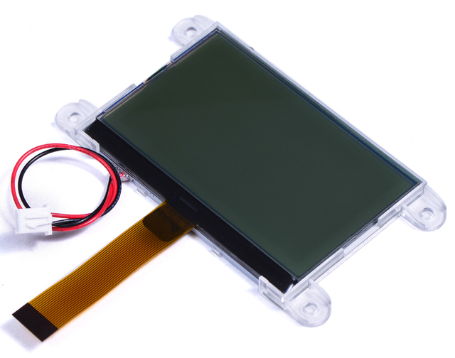 JQJ STN Negative Price 128X64 Graphic LCD Module 3.0" Display Size 20PIN Serial Interface JHD12864-G45IBSW-BW