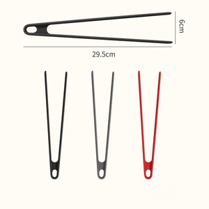 Pinces à <span class=keywords><strong>pain</strong></span> en <span class=keywords><strong>silicone</strong></span> de qualité alimentaire, résistantes à la chaleur, multi-usages pour la cuisine, le barbecue et le service - Product Image 2