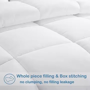 Sang Trọng Nữ Hoàng Kích Thước Ấm Áp <span class=keywords><strong>Comforter</strong></span> 100% Cotton Mềm Mại Chăn Duvet Bộ Đồ Giường Cho Nhà - Product Image 4