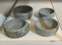 Marmite de cuisine japonaise coréenne écologique Dolsot bol de bibimbap en pierre de granit chaude pierre naturelle personnalisée durable