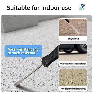 Système de revêtement de <span class=keywords><strong>sol</strong></span> décoratif en sable coloré époxy |   Antidérapant et robuste |   Pour l'usine, la salle d'exposition, l'entrepôt, la maison, le <span class=keywords><strong>sol</strong></span> - Product Image 2