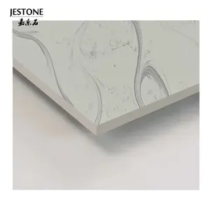 Cina produttore grande lastra più ampia 1520mm in marmo artificiale Calacatta colore 12mm acrilico solido foglio di superficie controsoffitto da cucina