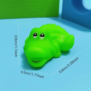 Hot Sale Preschool <b>Bath</b> Toys Rubber Floating Squeaky Baby Wash Shower Animal Toy for Toddlers - Product Image 3
