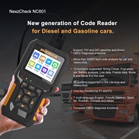 HUMZOR NC601 12V 24V, Lector de Códigos OBD2 para Autos y Camiones, Herramienta de Diagnóstico ELM327 para Vehículos