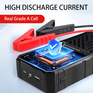 Nuovo arrivo 12V auto <span class=keywords><strong>Jump</strong></span> motorino di avviamento <span class=keywords><strong>Multi</strong></span> funzione di salto di avviamento Powerbank per auto moto portatile Powerbank - Product Image 6