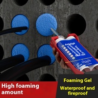 Colle moussante en polyuréthane chloroprène haute résistance Agent d'étanchéité de tuyau de câble étanche ignifuge Expansion de remplissage de trou de mur