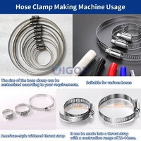 Machine industrielle flexible de serrage de tuyau et de sertissage d'écrous Machine de serrage de gorge Machine de colliers pivotants de tuyau en acier inoxydable