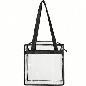 Bolsa de Mano Transparente Grande y Elegante Personalizada, Bolsa de Hombro de PVC Transparente con Impresión de Letras, Bolsa de Playa, Bolsa de Viaje, Bolsa de Compras para Mujer - Product Image 5