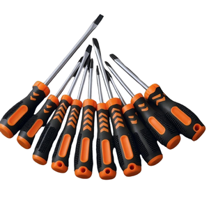 Wholesale Multi Functional Massage Handle Slotted <strong>Screwdriver</strong> Phillips Cross <strong>Screwdriver</strong> Orange Black Magnetic <strong>Screwdriver</strong> - Product Image 2