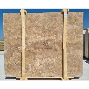Panneau <span class=keywords><strong>de</strong></span> <span class=keywords><strong>travertin</strong></span> naturel résistant à l'humidité KT STONE, type plat, pour balcon, <span class=keywords><strong>terrasse</strong></span>, pavage intérieur/extérieur, marbre - Product Image 6