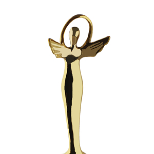 Estatuilla <span class=keywords><strong>de</strong></span> Ángel Dorada <span class=keywords><strong>de</strong></span> Aleación Fundida a Medida, Figura <span class=keywords><strong>de</strong></span> <span class=keywords><strong>Dama</strong></span> 3D con Alas - Product Image 2