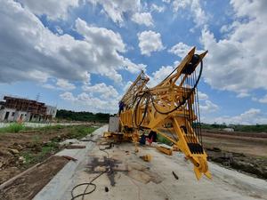 QTK40 mini gru a torre autoportante con controllo del filo o gru a torre a montaggio rapido con telecomando - Product Image 2