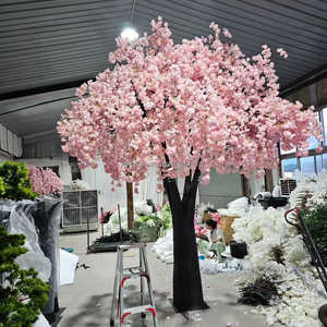 BL-FTL11 Árboles Gigantes de Sakura de Seda Rosa, Árbol Colgante de Flores de Cerezo, Árbol de Flores Lloronas para Adorno de Pasillos, Hoteles y Bodas - Product Image 1