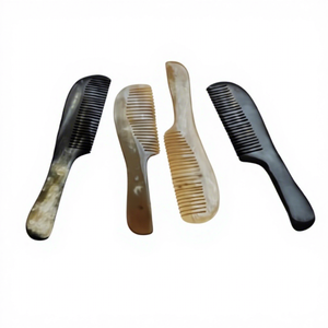 Peine de Cuerno Tallado con Forma de Flor y Tema de Ángel, Material Orgánico Ecológico, Decoración para Bodas, Regalo, B.S INTERNATIONAL BSO-22 - Product Image 1