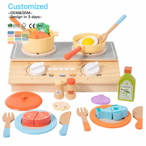 EDULAND OEM ODM CPC Ensemble <span class=keywords><strong>de</strong></span> cuisine <span class=keywords><strong>de</strong></span> simulation en bois, <span class=keywords><strong>Jouet</strong></span> <span class=keywords><strong>de</strong></span> cuisine en bois, Série <span class=keywords><strong>de</strong></span> jeux d'imitation, Jouets éducatifs Montessori pour enfants - Product Image 1