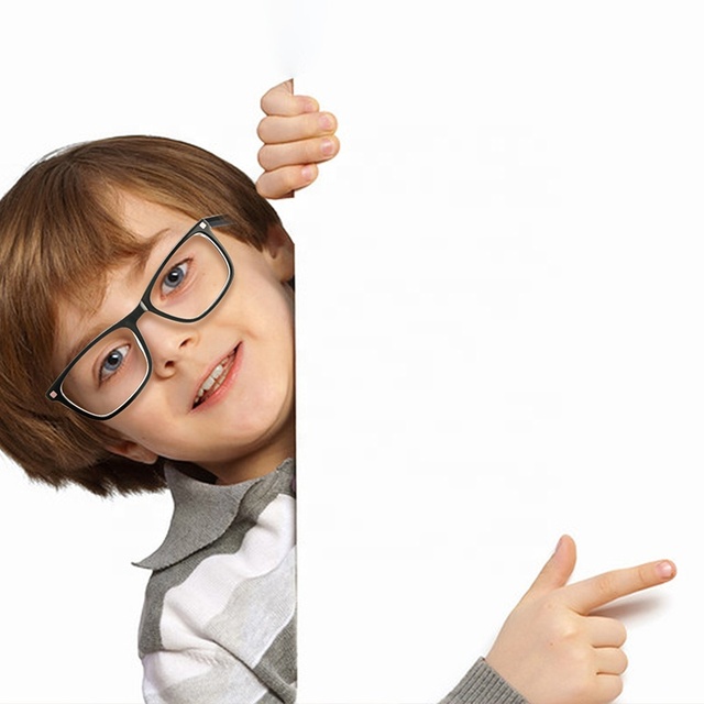 Wholesale Fashionable Kids Unisex Acetate Square Optical Eyeglasses Frames for Reading
