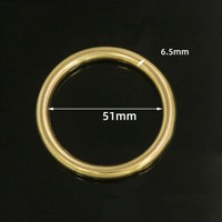 Anneau rond en laiton massif pour sac à main, couleur personnalisée écologique, accessoires pour sac, 13/16/20/23/26/32/38/45 mm