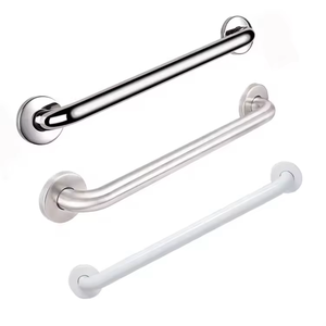 Barre d'appui murale en acier inoxydable 304 pour <span class=keywords><strong>baignoire</strong></span>, douche, toilettes et salle de bain, barre de sécurité droite pour personnes handicapées - Product Image 3