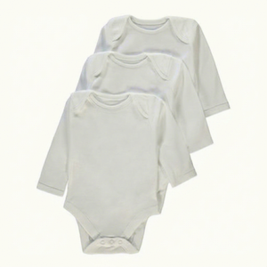 Fabricant de Combinaisons pour Bébé au Bangladesh, 100% Coton, Manches Longues, Col Rond, Combinaison pour Bébé avec Boutons Pression, Écologique, Lavable, Unisexe - Product Image 1