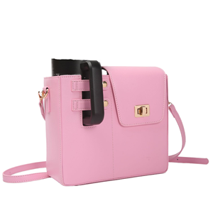 Sac de rangement pour tasse à eau diagonale à bandoulière unique, grande capacité, en PU, pour femme, sac messager transfrontalier tendance - Product Image 1