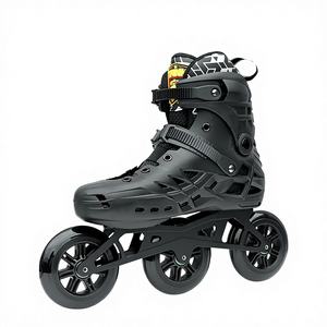 รองเท้าสเก็ต Ruidongle แบบล้อใหญ่สามล้อ สำหรับการเล่นสเก็ตความเร็ว รองเท้าสเก็ตแบบแถวเดียว รองเท้าสเก็ตบนพื้นแห้ง - Product Image 3