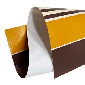 Red White Stripe Heavy Duty <strong>Poly</strong> Market Stall Tarpaulin for Sunshade Tent <strong>Awning</strong> - Product Image 5