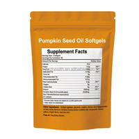 Capsules molles d'huile de graines de citrouille formule naturelle 2-en-1 OEM/ODM avec soutien au palmier nain pour la santé de la prostate et de la peau chez l'adulte