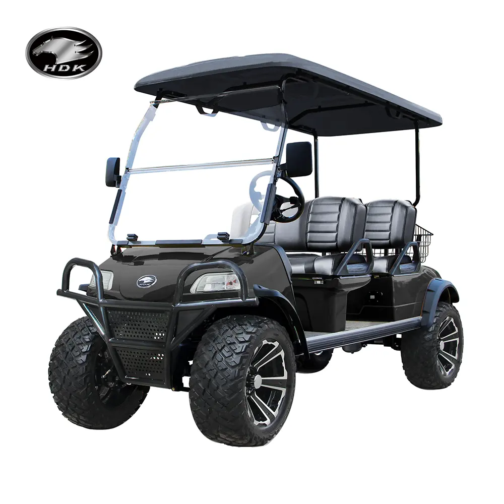 Wholesale HDK Evolution Sightseeing Bus Lifted Buggy Tourist ATV 48V Electric Golf Carts