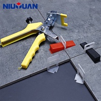 Système de nivellement de carreaux NIUYUAN OEM, clips de nivellement personnalisés, système anti-décalage de carreaux