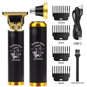 Ensemble <span class=keywords><strong>de</strong></span> rasoir électrique 3-en-1 en métal tendance pour hommes Kit <span class=keywords><strong>de</strong></span> rasoir pour bikini et soins <span class=keywords><strong>de</strong></span> beauté pour le nez - Product Image 1