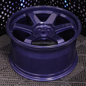 <span class=keywords><strong>ล้อ</strong></span>ฟอร์จสีน้ำเงินแบ<span class=keywords><strong>บ</strong></span>กำหนดเอง 5 ก้าน สำหรับ Audi R8 และ PORSCHE 996/997 Turbo 718 <span class=keywords><strong>TE37</strong></span> - Product Image 2