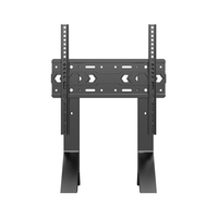 Soporte de TV de escritorio de altura ajustable para montaje de televisión de mesa de alta resistencia para monitores de 32-65 pulgadas